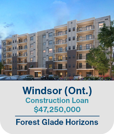 Windsor (Ont.), Construction Loan $47,250,000. Forest Glade Horizons